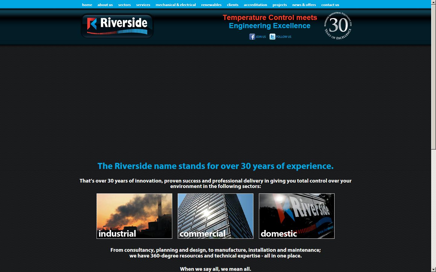 Riverside Industrial Equipment Ltd Website