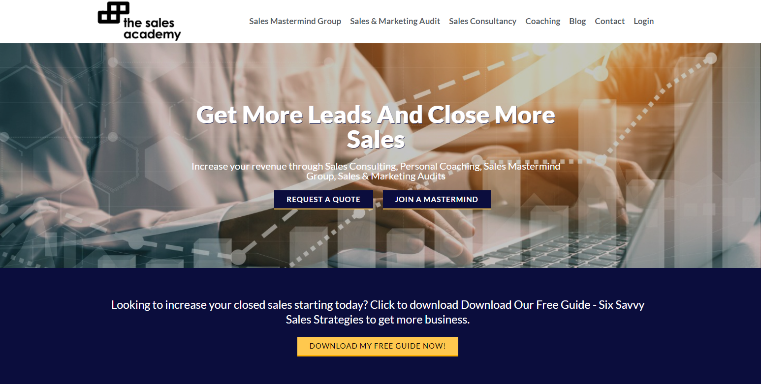 The Sales Academy Website