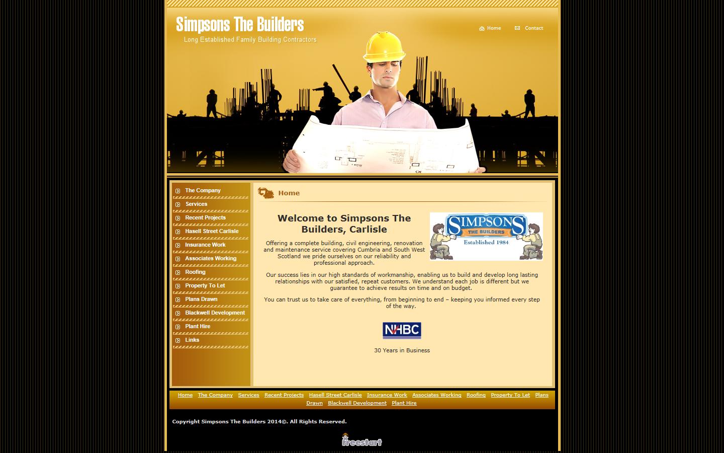 The Simpsons Builders Website