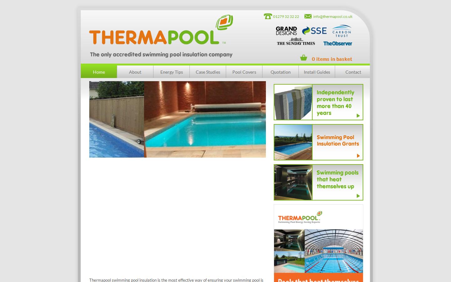 Thermapool Website
