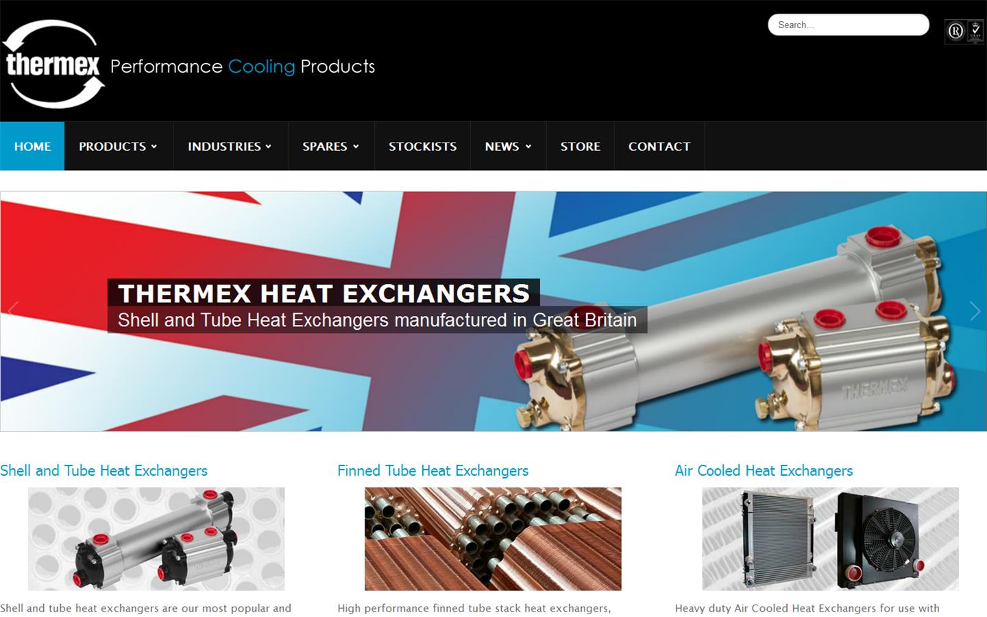 Thermax Europe Ltd Website