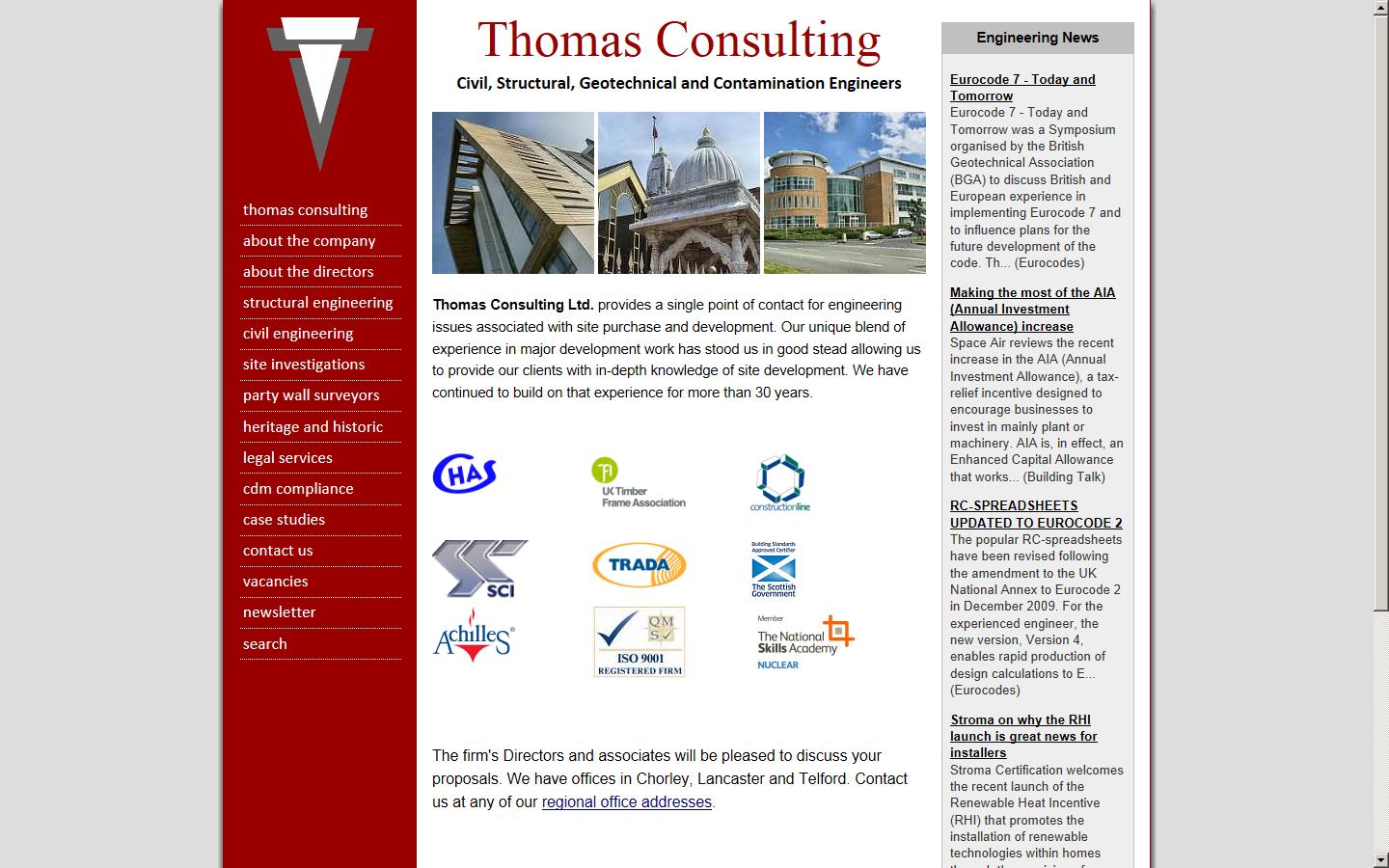 Thomas Consulting Website