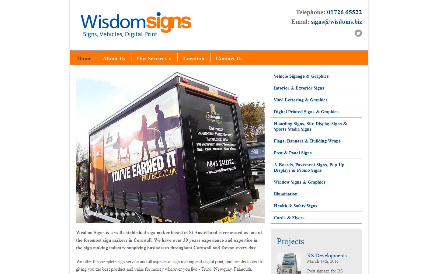 Wisdom Signs Website