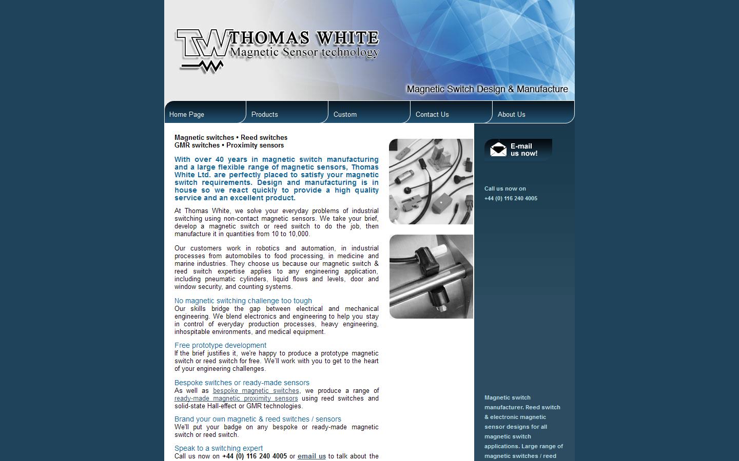 Thomas White (Leicester) Ltd Website