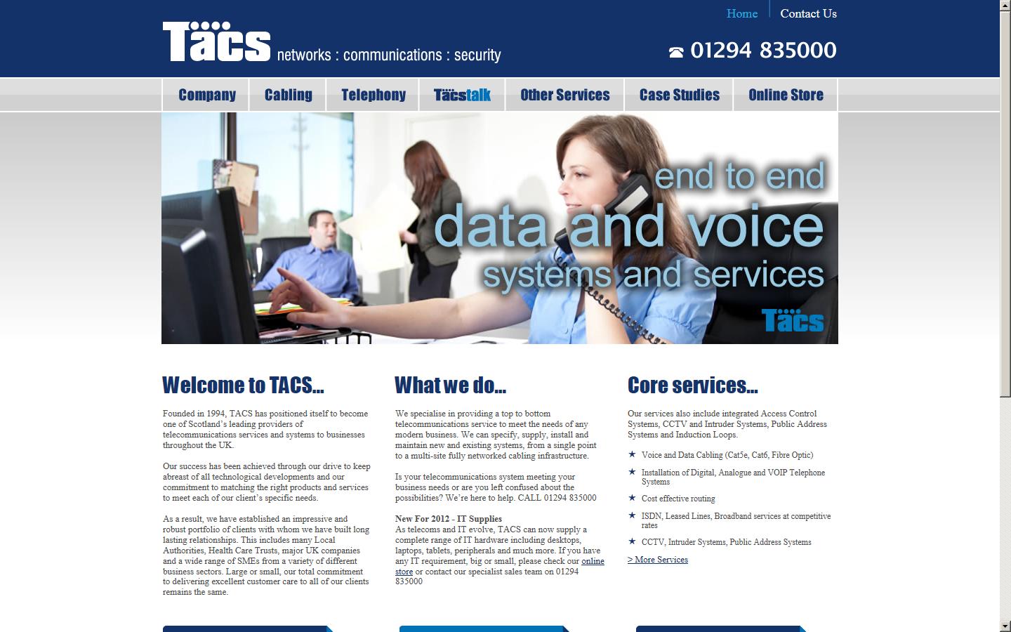 TACS Ltd. Website