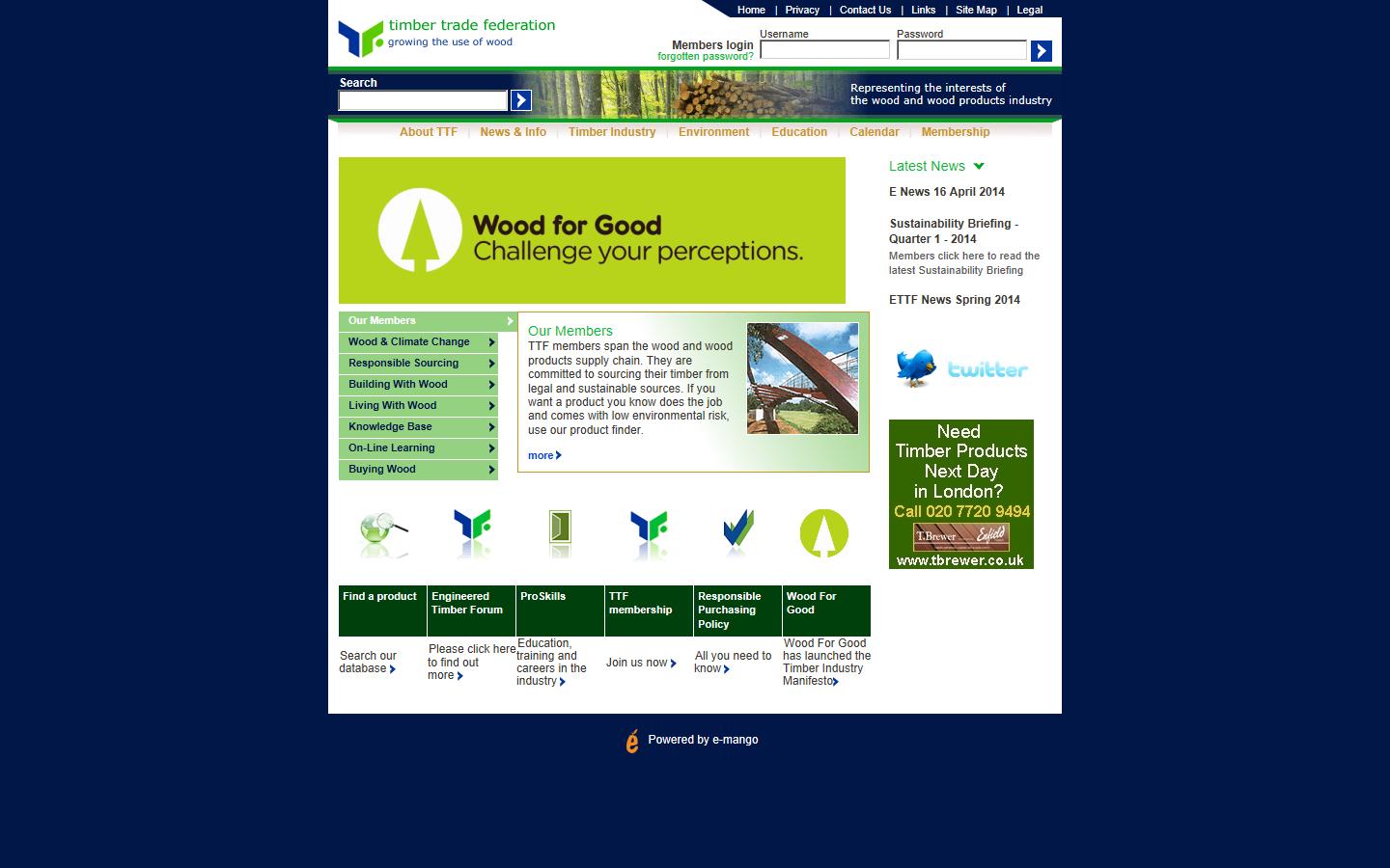 Timber Trade Federation Website