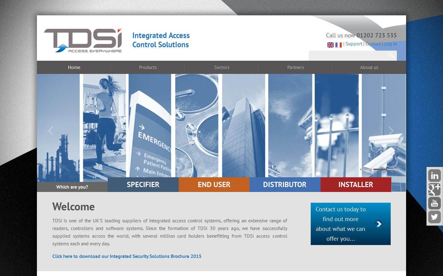TDSi UK Website