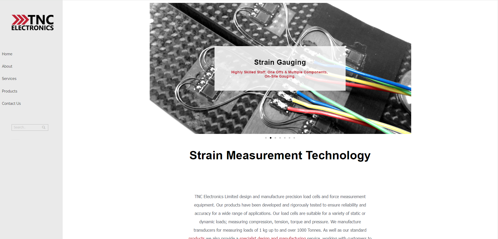 TNC Electronics LTD Website