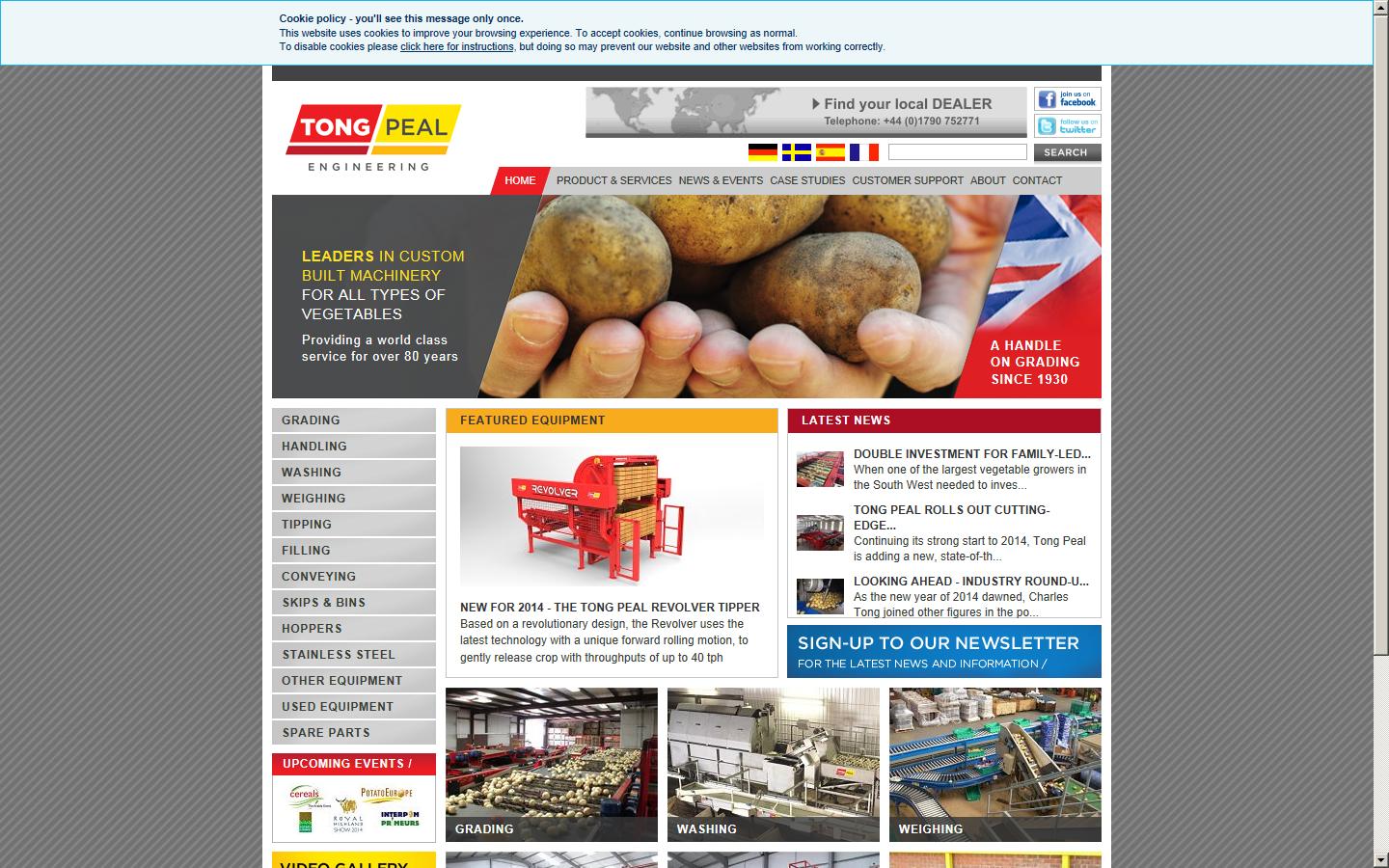 Tong Engineering Ltd Website