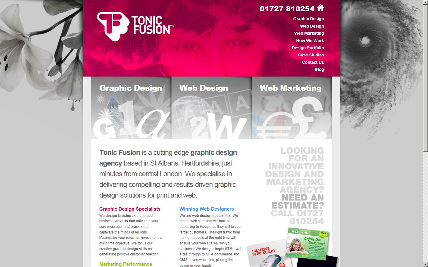 Tonic Fusion LLP Website