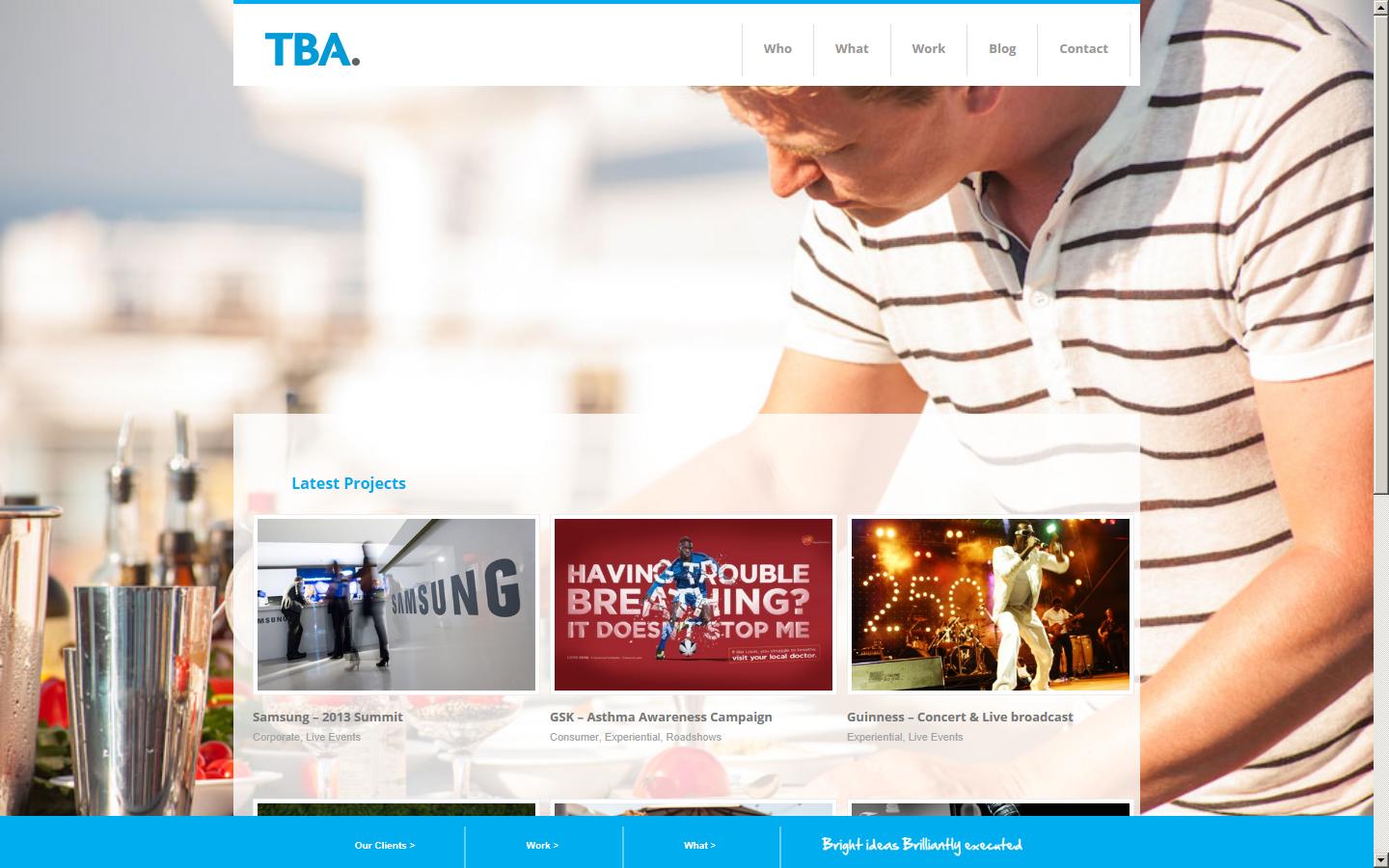 TBA plc Website