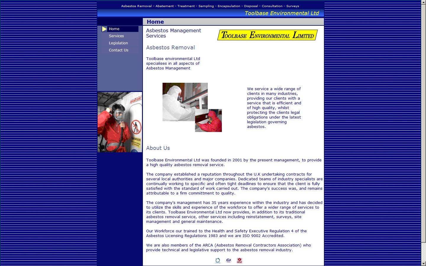 Toolbase Environmental Ltd  Website