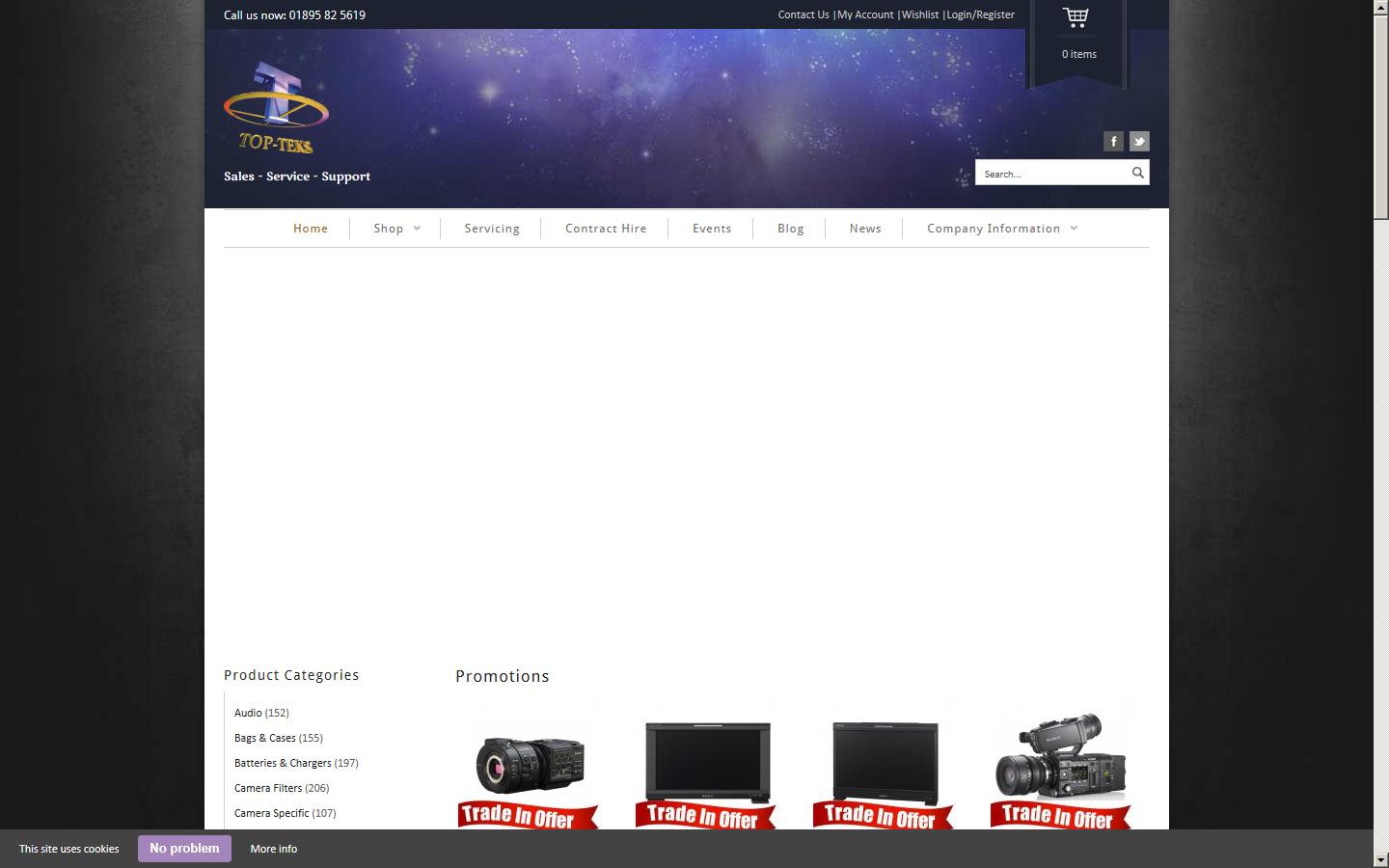 Top-Teks Ltd Website