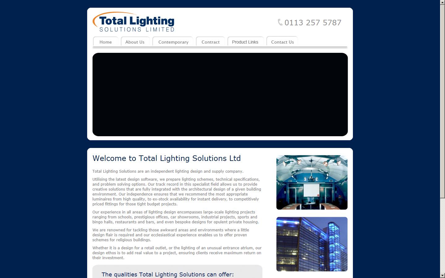 Total Lighting Solutions Ltd Website