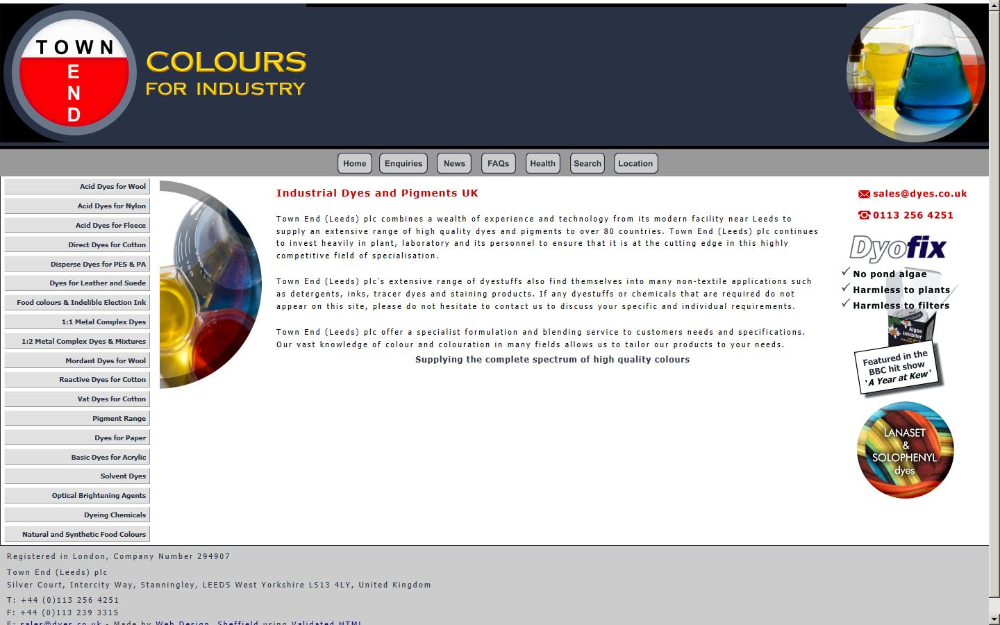 Town End (Leeds) plc Website