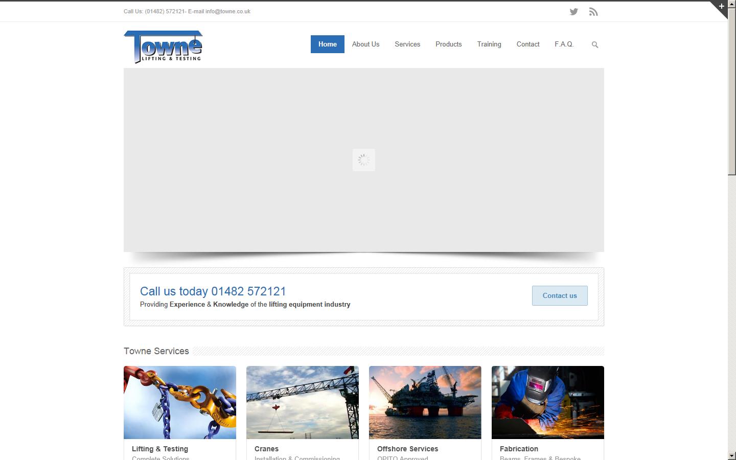 Towne Lifting & Testing Website