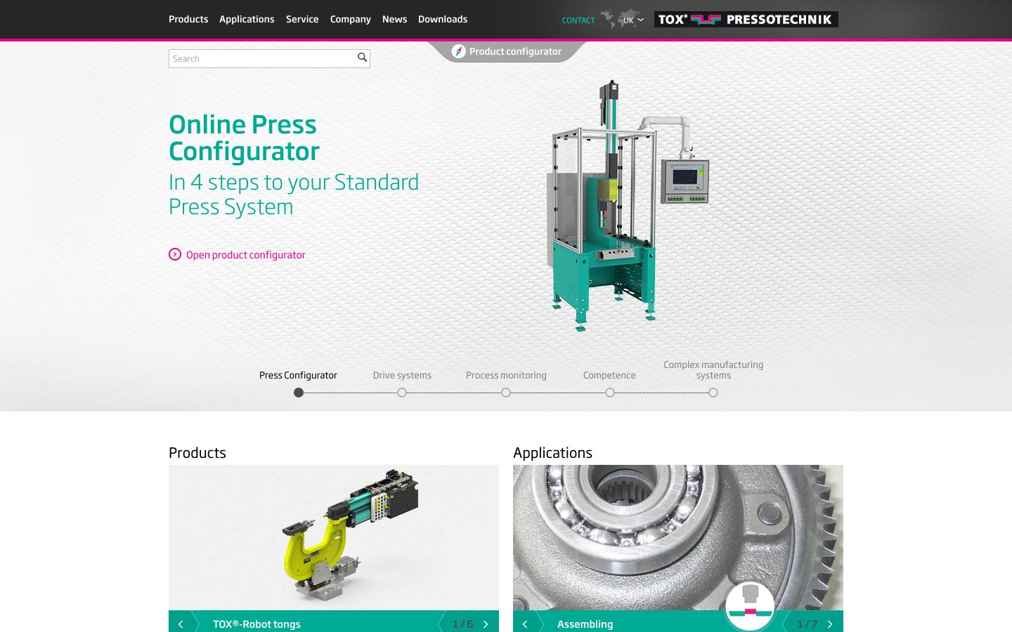 TOX Pressotechnik Ltd Website