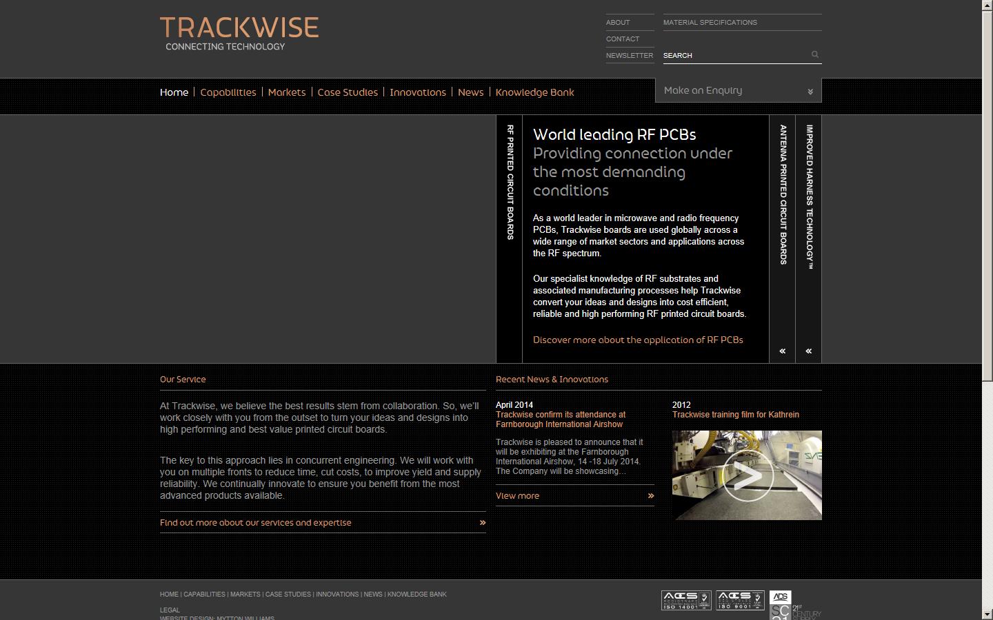 Trackwise Designs Ltd Website