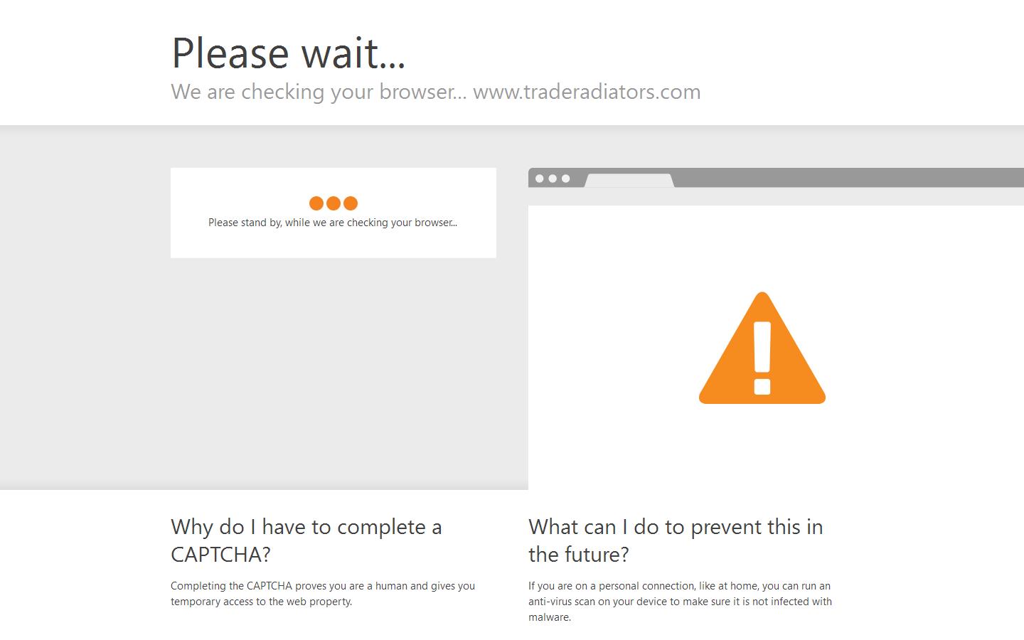 Trade Radiators Ltd Website