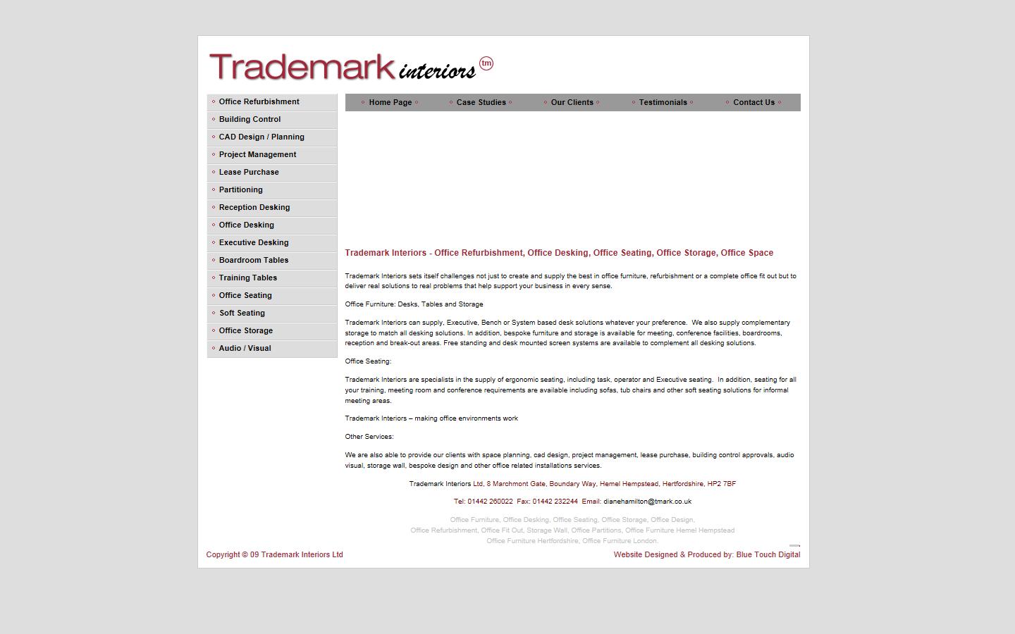 Trademark Interiors Ltd Website