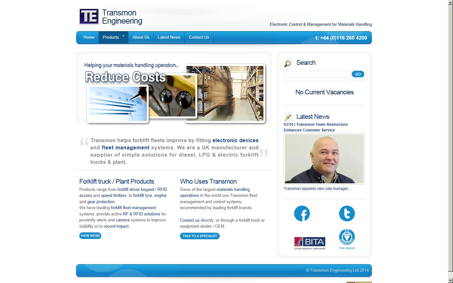 Transmon Engineering Ltd Website
