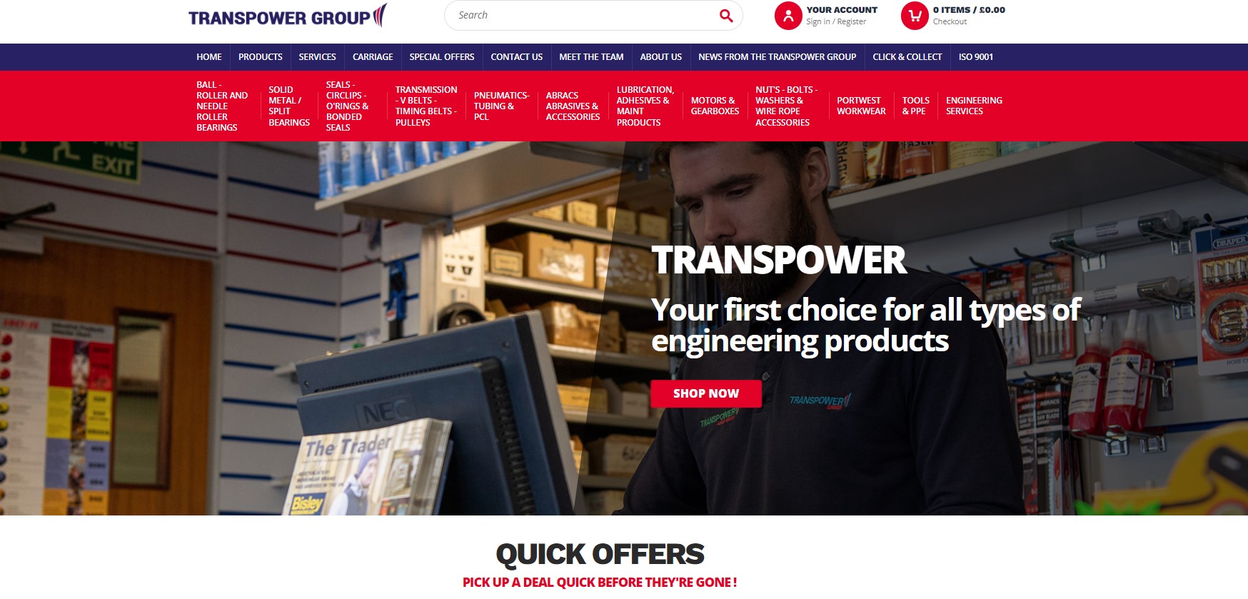 Transpower Drives Website