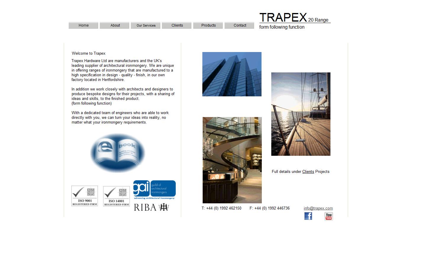 Trapex Hardware Ltd Website