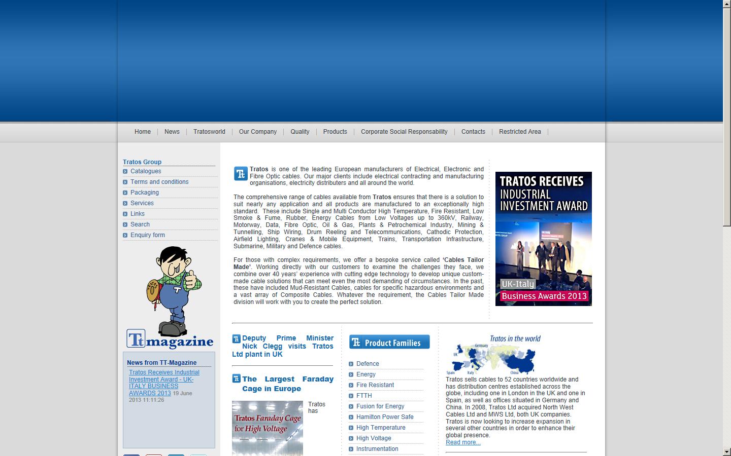 Tratos Ltd  Website