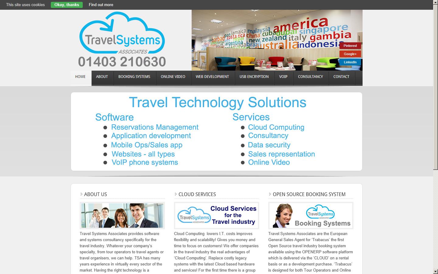 Travel Systems Associates Ltd Website