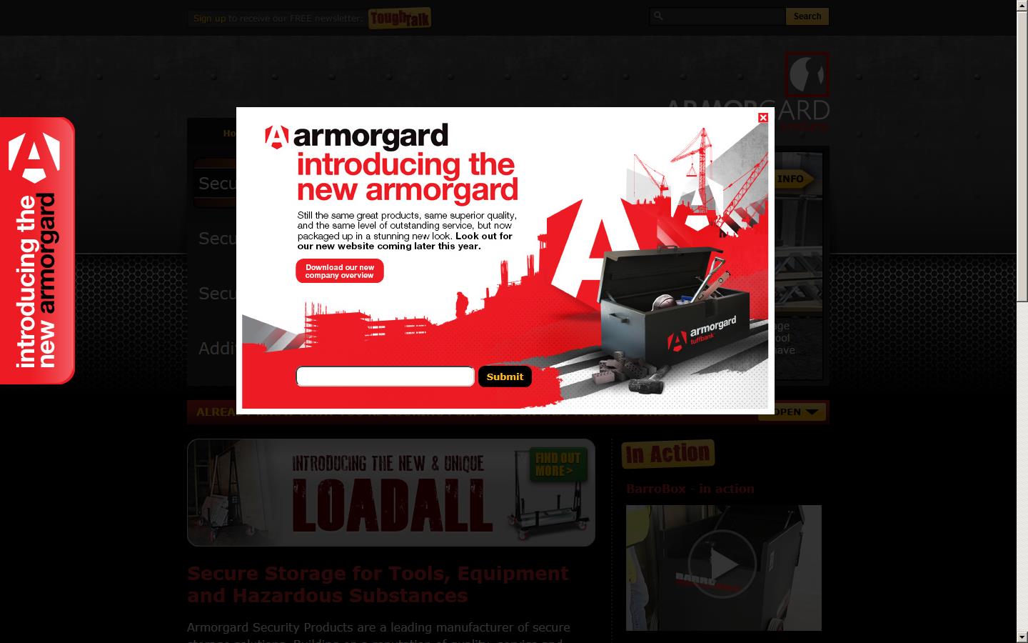 Armorgard Security Products Website