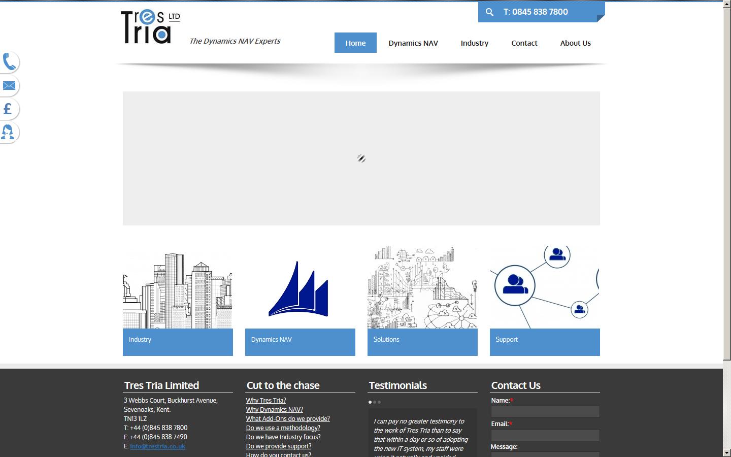 Tres Tria Ltd Website