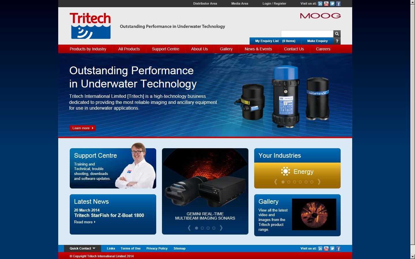 Tritech International Ltd Website