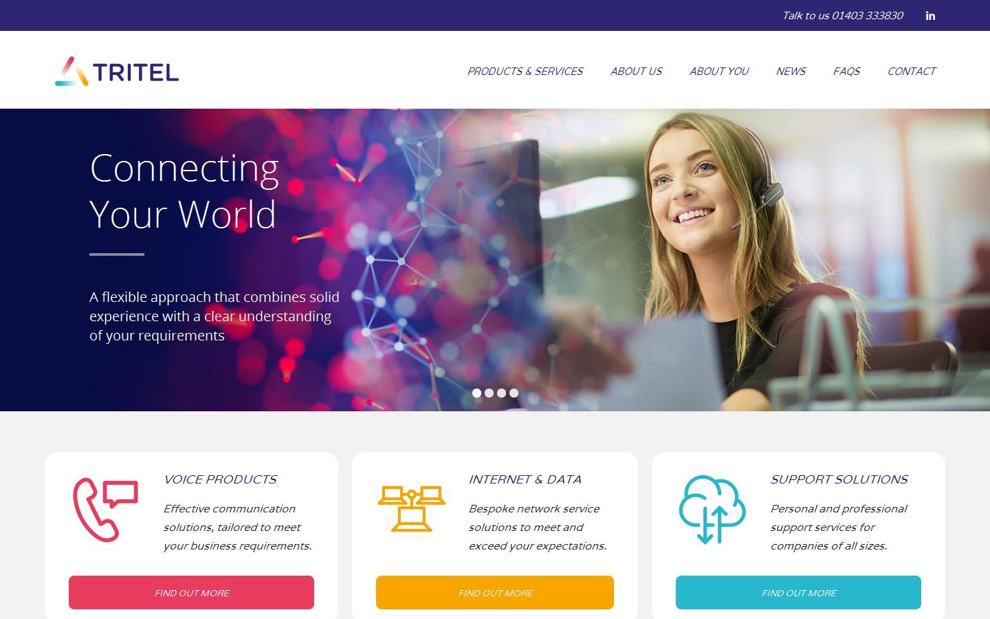 Tritel Communications Ltd Website