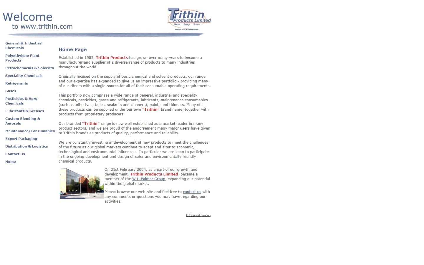 Trithin Products  Website