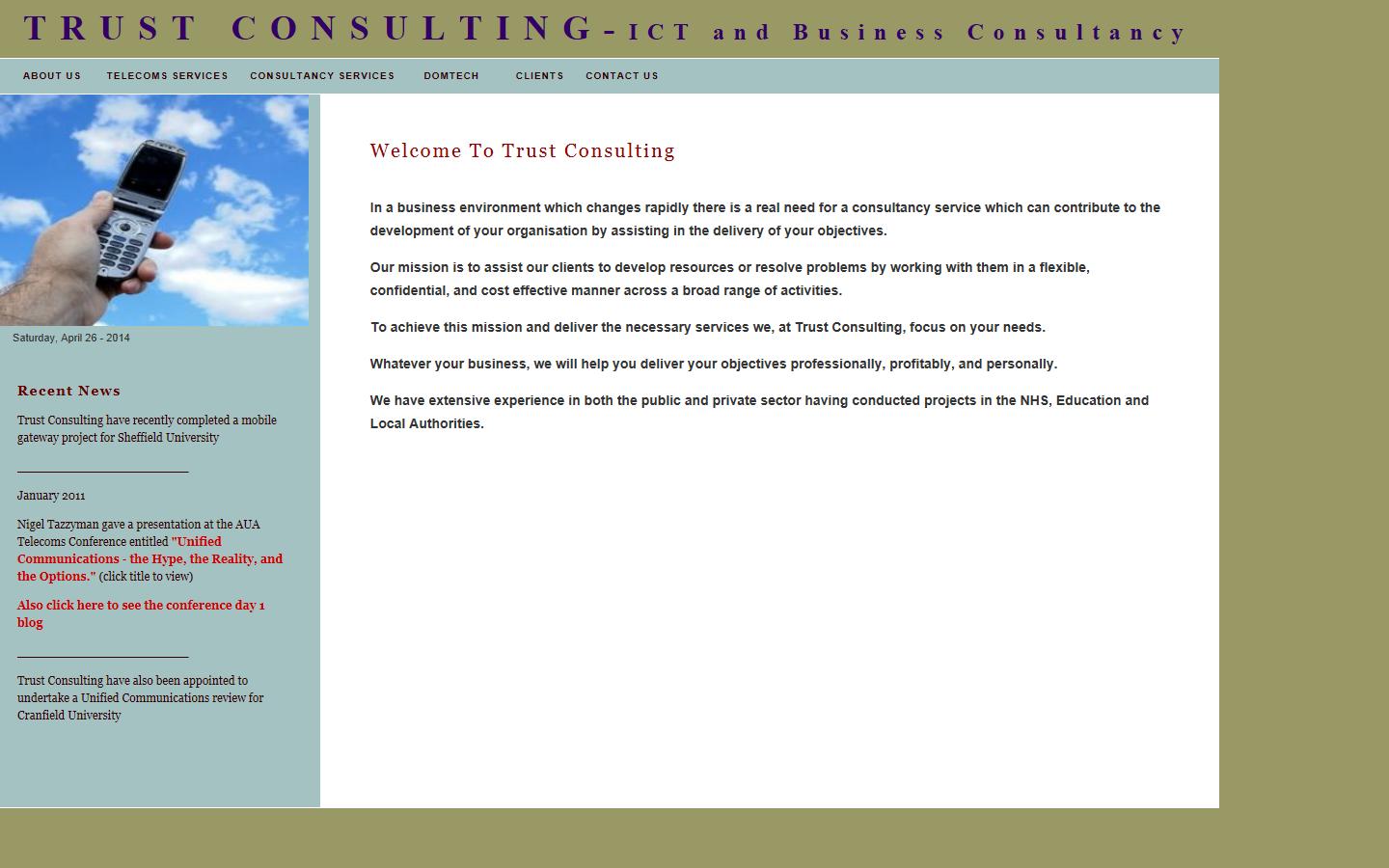 Trust Consulting Website