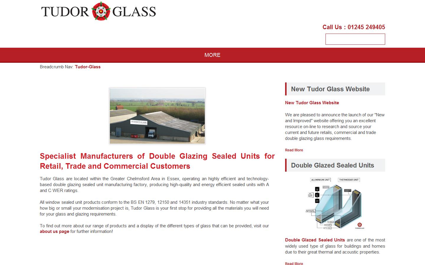 Tudor Glass Website