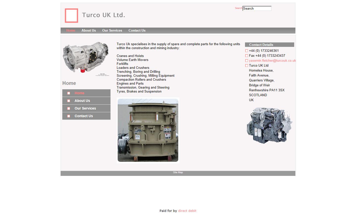 Turco UK Ltd Website