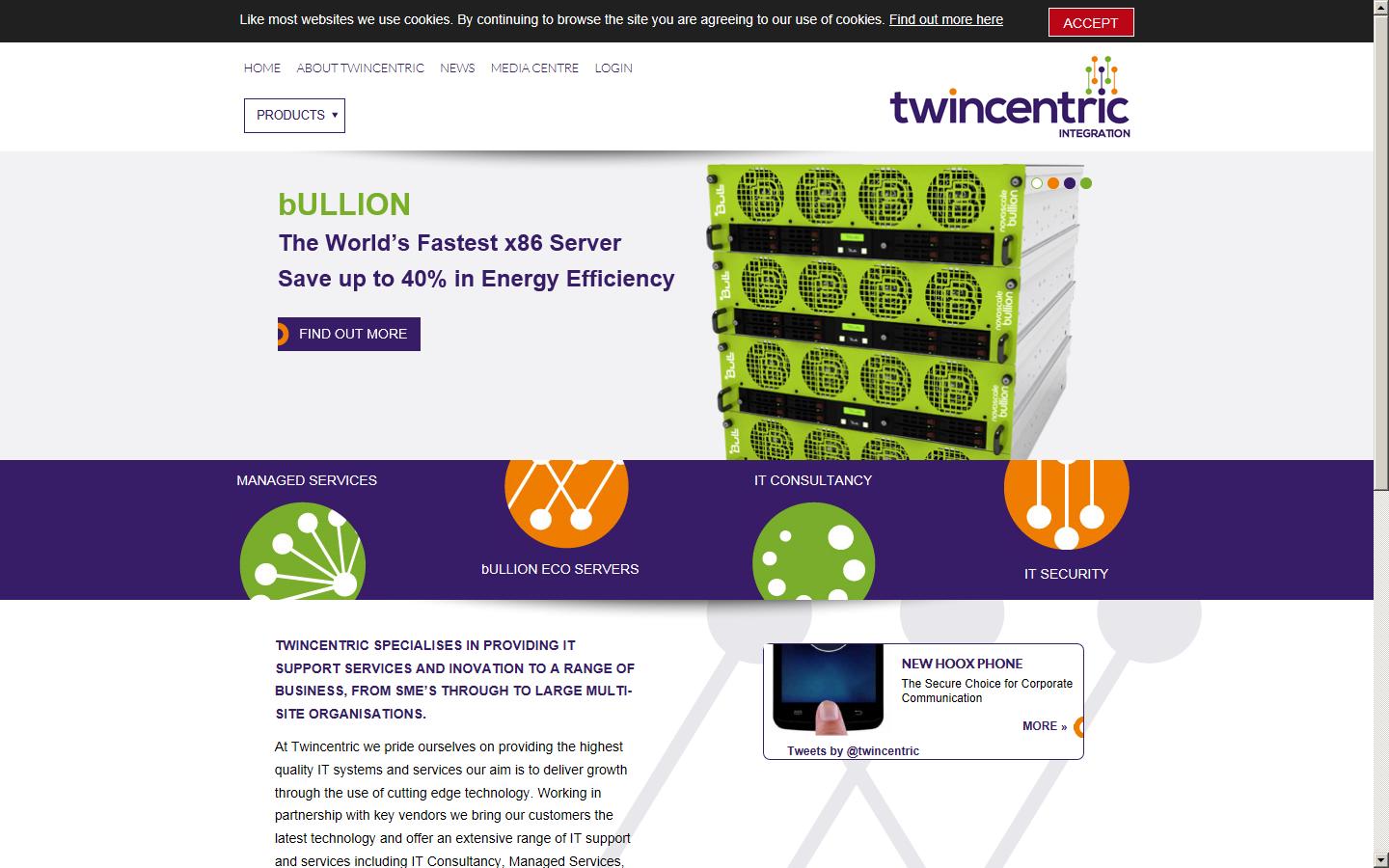 Twincenteric Integration Website