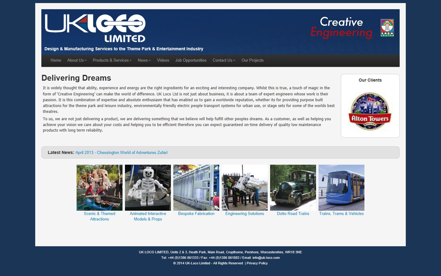UK LOCO LIMITED Website