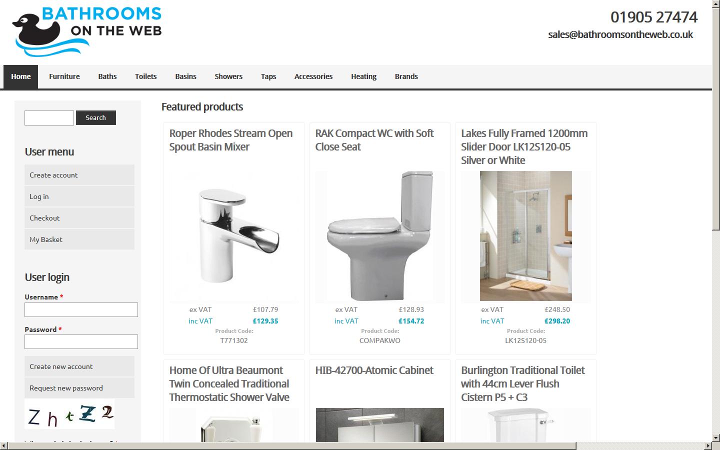 Bathrooms on the Web Website