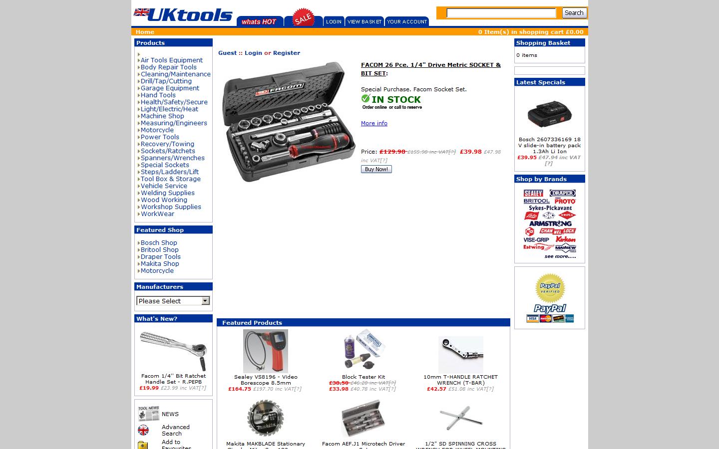 UKtools  Website