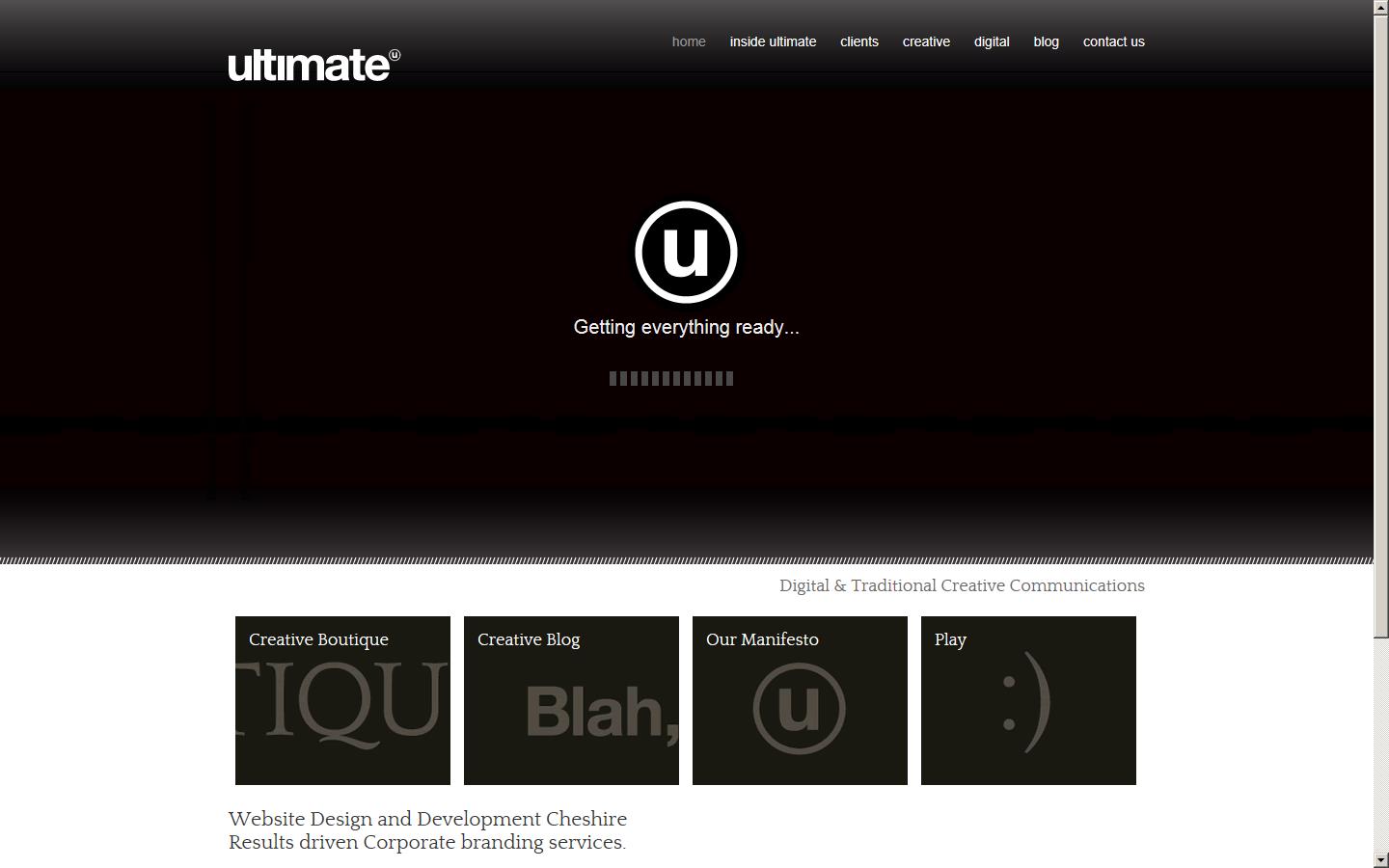 Ultimate Creative Communications Ltd  Website