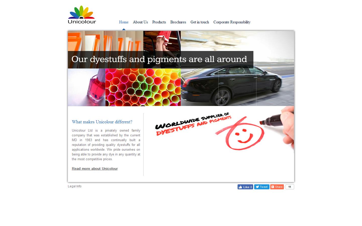 Unicolour Ltd Website