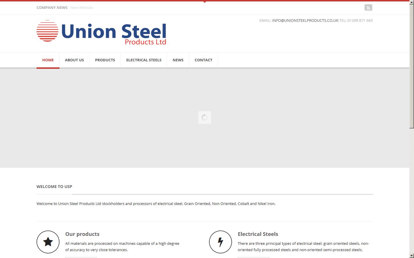 Union Steel Products Ltd Website