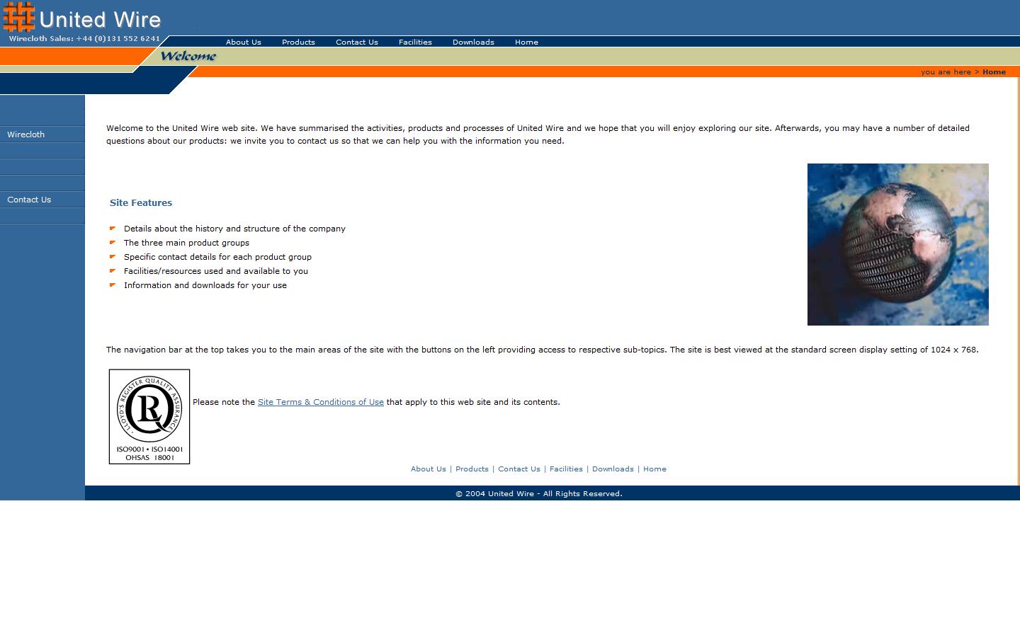 United Wire Limited Website