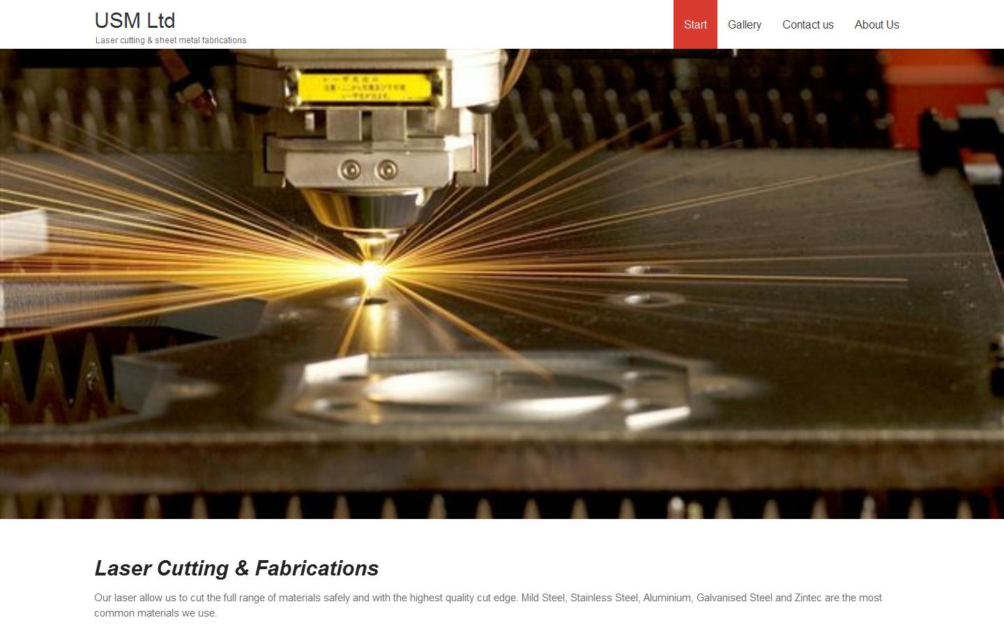 Universal Sheet Metal Ltd Website