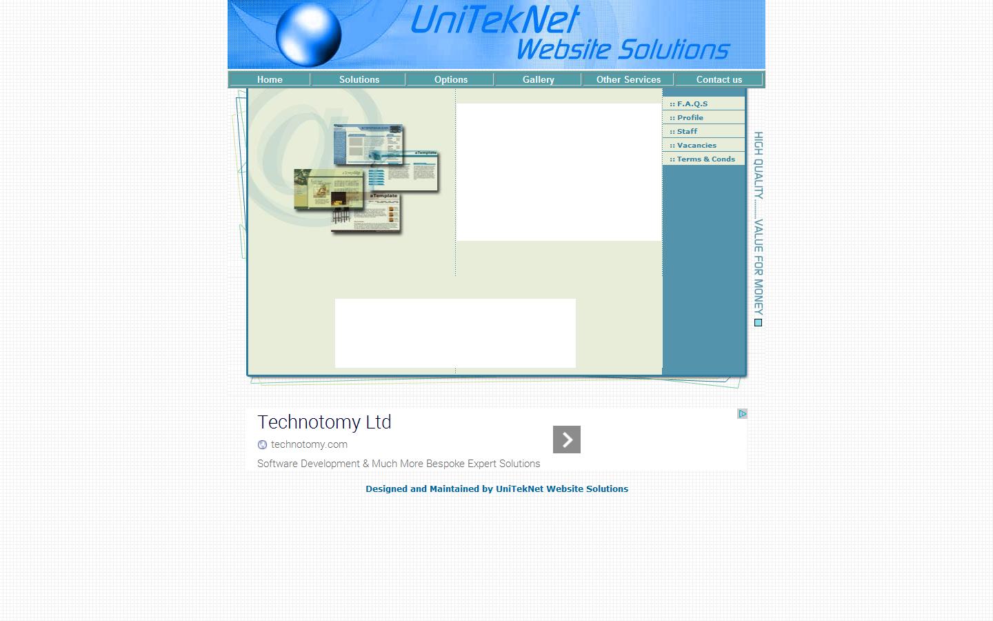UniTekNet  Website