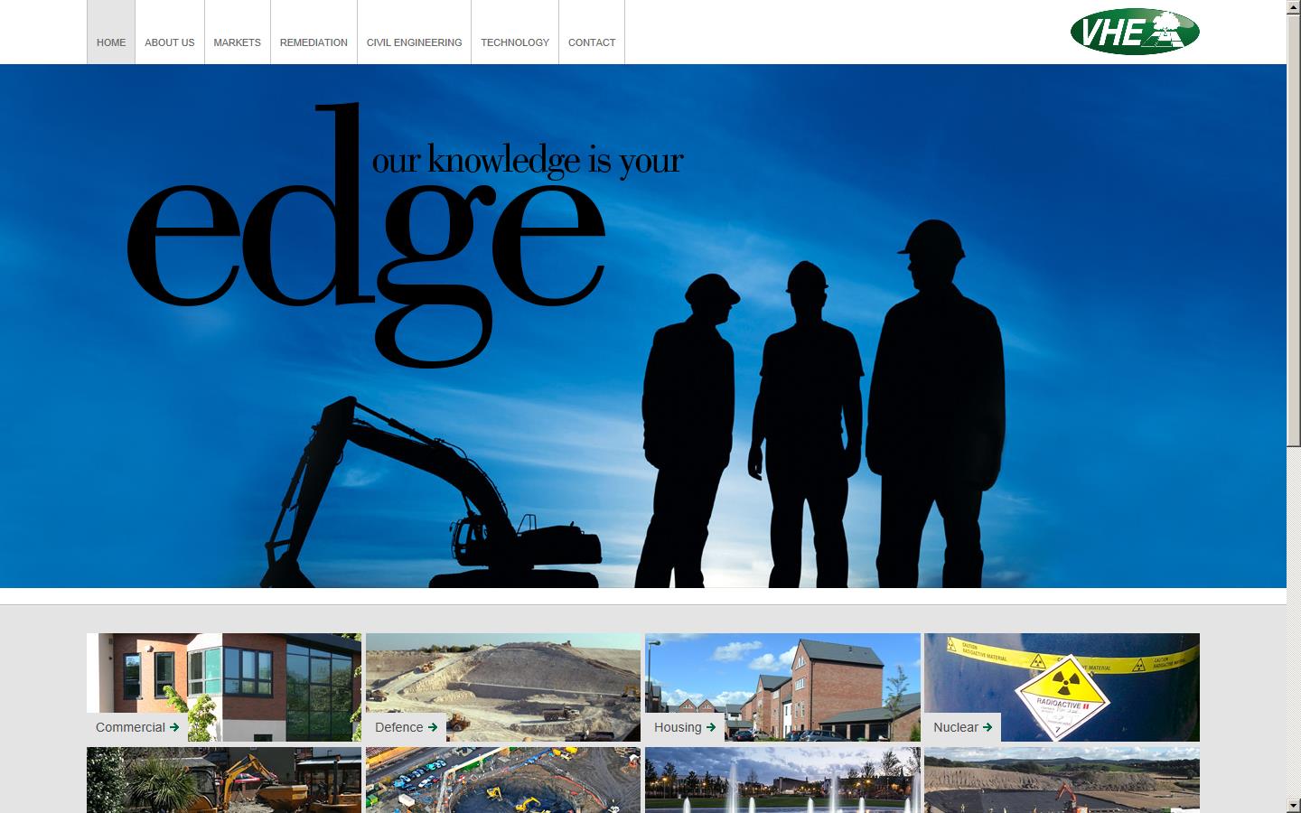 VHE Construction Website