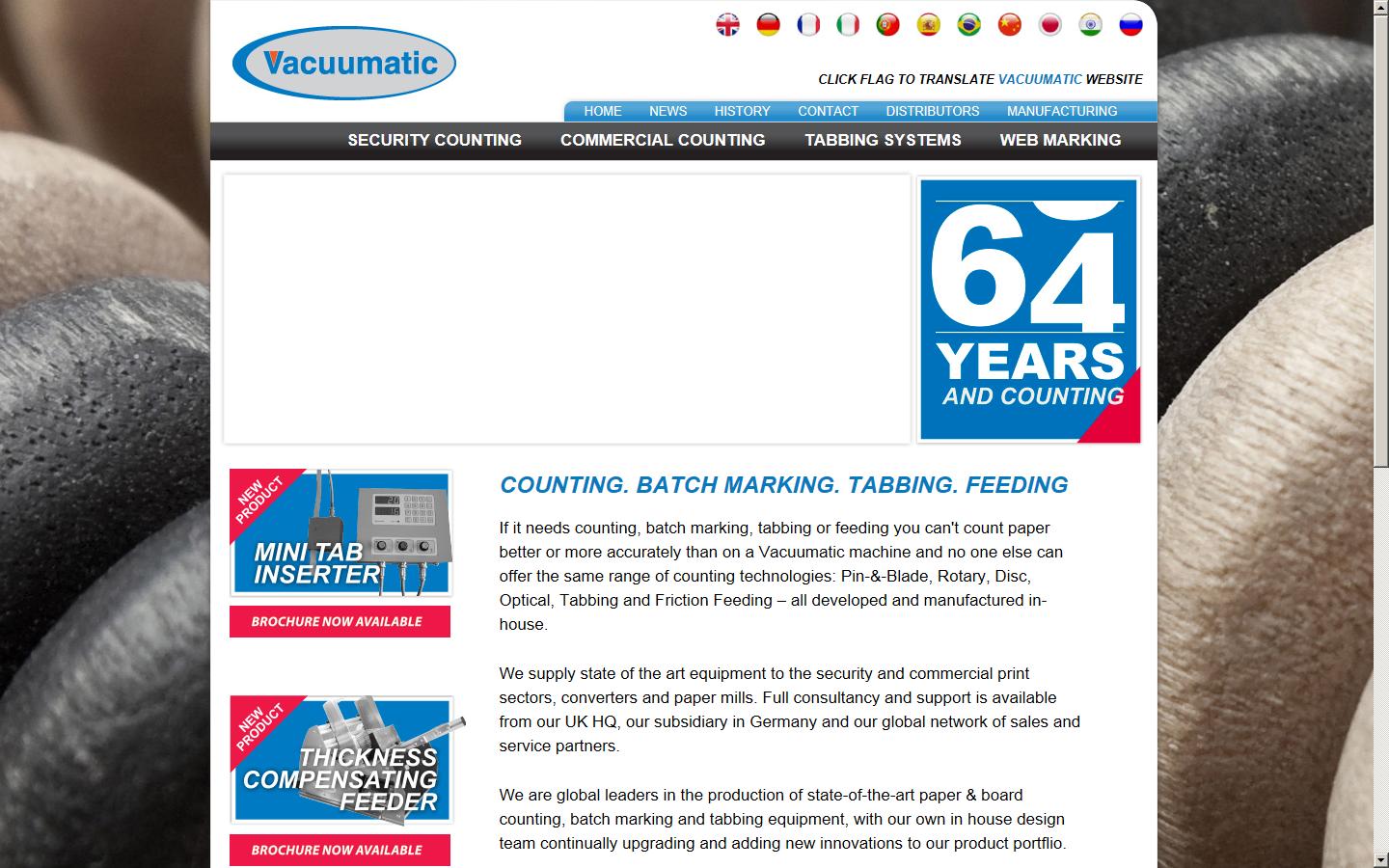 Vacuumatic Ltd Website
