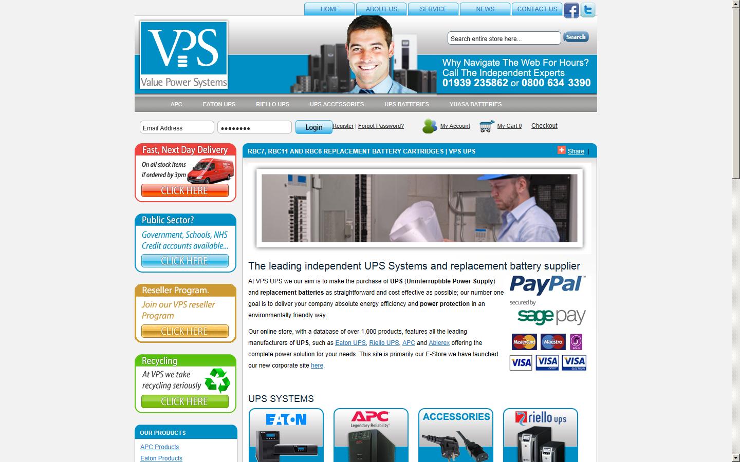 Value Power Systems Ltd Website